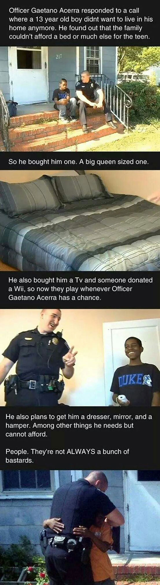 Faith In Police Officers Restored