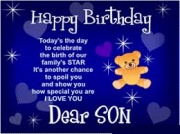 Happy Birthday dear son