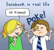 facebook poke cartoon