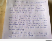 application for employment