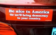 Be nice to america