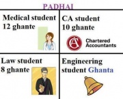 How much students study