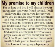 Promise To My Children