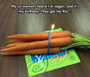 The Birthday Of A Vegan