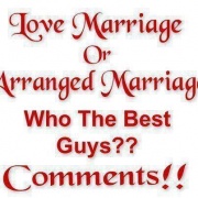 love marriage or arrange marriage